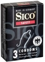 Préservatifs Sico Safety x3 Préservatifs Sico Safety x3